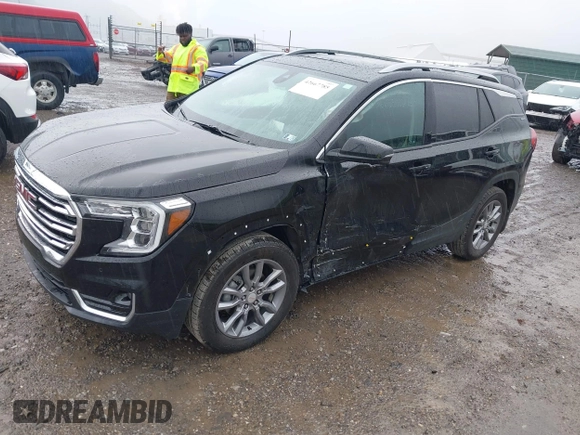 2024 GMC Terrain SLT with VIN 3GKALVEG7RL186378, listed as a IAAI auction lot 42667785 with 10,125 mi miles and . Bid and sale history available at DreamBid. Image 17.