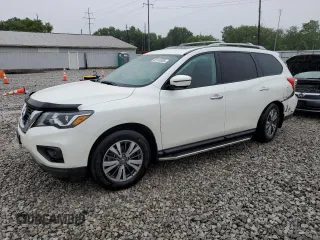 2017 Nissan Pathfinder SL with VIN 5N1DR2MM1HC605733, listed as a Copart auction lot 59110365 with 65,685 mi miles and Salvage title. Bid and sale history available at DreamBid. Image 1.