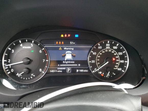 2024 Infiniti QX55 Luxe with VIN 3PCAJ5JR9RF104514, listed as a Copart auction lot 80583134 with 14,511 mi miles and Salvage Title. Bid and sale history available at DreamBid. Image 9.