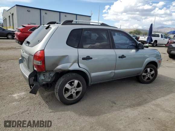 2005 Hyundai Tucson GL with VIN KM8JM12B95U080391, listed as a Copart auction lot 72551384 with 238,122 mi miles and Salvage Title. Bid and sale history available at carsss.com. Image 3.