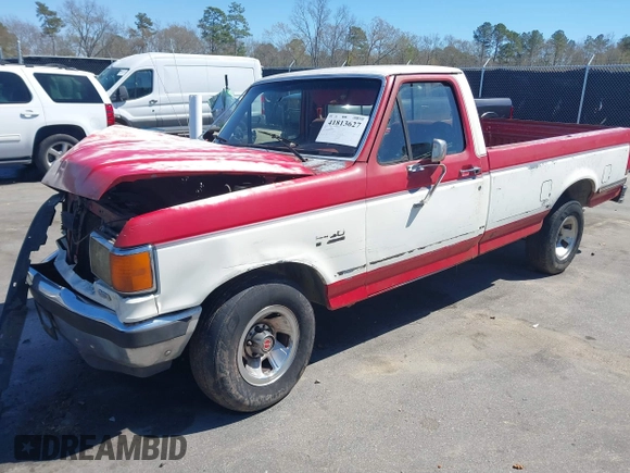 1989 Ford F-150 z VIN 1FTEF15N0KNA13478, wystawiony jako IAAI lot #41813627 z przebiegiem 414 233 mil mil oraz . Historia ofert i sprzedaży dostępna na DreamBid. Obrazek 2.