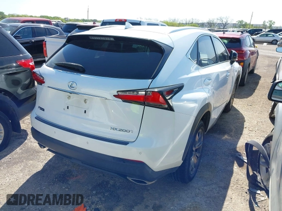 2016 Lexus NX 200t with VIN JTJYARBZ6G2023052, listed as a IAAI auction lot 41932778 with 106,241 mi miles. Bid and sale history available at carsss.com. Image 4.