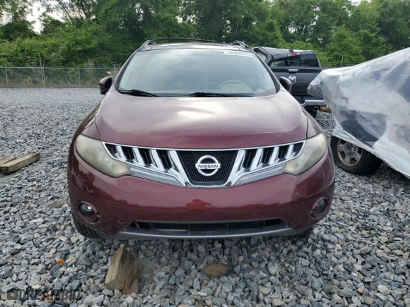 2010 Nissan Murano S with VIN JN8AZ1MU8AW011313, listed as a Copart auction lot 54008375 with 0 mi miles and Clean Title. Bid and sale history available at carsss.com. Image 5.