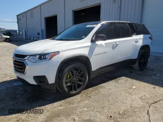 2021 Chevrolet Traverse LS with VIN 1GNERFKWXMJ194463, listed as a Copart auction lot 46158605 with 93,594 mi miles and Non Repairable. Bid and sale history available at carsss.com. Image 1.