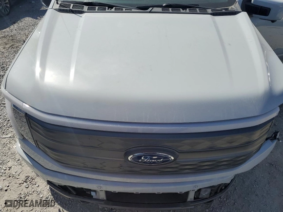 2023 Ford F-150 Lightning Pro with VIN 1FT6W1EV7PWG06857, listed as a Copart auction lot 42113085 with 28,124 mi miles and Salvage Title. Bid and sale history available at carsss.com. Image 11.