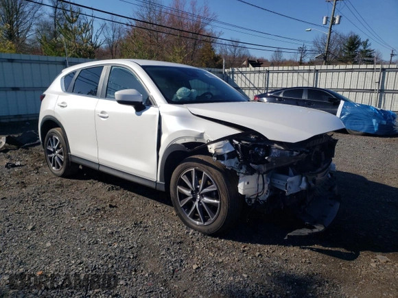 2018 Mazda CX-5 Touring with VIN JM3KFBCM3J0437422, listed as a Copart auction lot 49909575 with 0 mi miles and Salvage Title. Bid and sale history available at carsss.com. Image 4.
