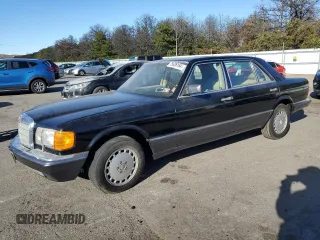 1989 Mercedes-Benz 420 with VIN WDBCA35EXKA440707, listed as a Copart auction lot 75636164 with 170,236 mi miles and Clean Title. Bid and sale history available at carsss.com. Image 1.