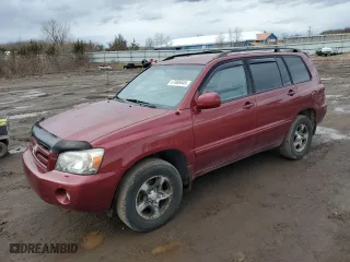 2007 Toyota Highlander with VIN JTEHD21A170048333, listed as a Copart auction lot 47866945 with 277,681 mi miles and Salvage Title. Bid and sale history available at carsss.com. Image 1.