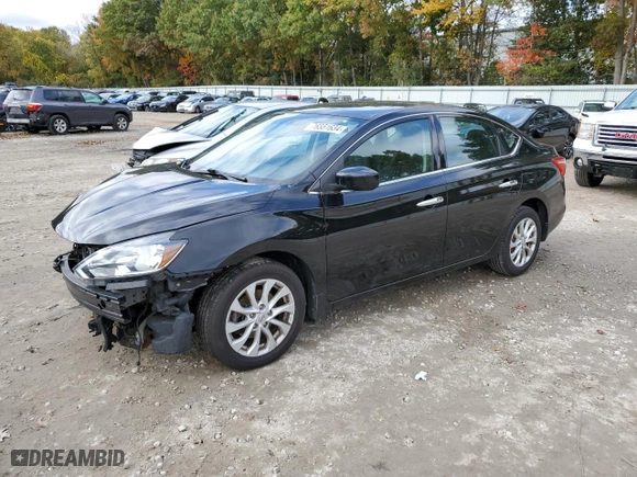 2018 Nissan Sentra SV with VIN 3N1AB7APXJL636791, listed as a Copart auction lot 76551634 with 72,527 mi miles and Non Repairable. Bid and sale history available at carsss.com. Image 1.