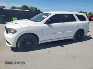2018 Dodge Durango GT z VIN 1C4RDHDG7JC302273, wystawiony jako Copart lot #61336965 z przebiegiem 71 395 mil mil oraz Czysty tytuł • Clean title. Historia ofert i sprzedaży dostępna na DreamBid. Obrazek 1.