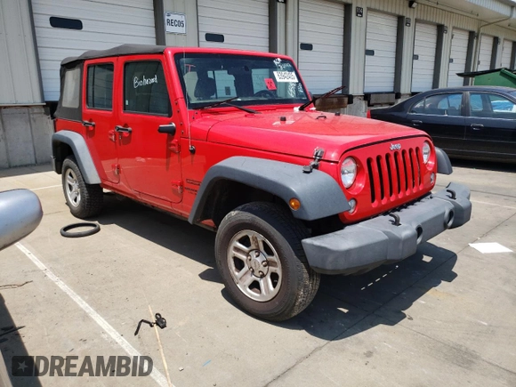 2016 Jeep Wrangler Unlimited Sport with VIN 1C4BJWDG9GL302542, listed as a Copart auction lot 63942405 with 174,632 mi miles and Clean title. Bid and sale history available at DreamBid. Image 4.