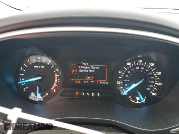 2016 Ford Fusion SE with VIN 3FA6P0HD5GR153017, listed as a Copart auction lot 51596915 with 118,499 mi miles and Salvage Title. Bid and sale history available at DreamBid. Image 9.