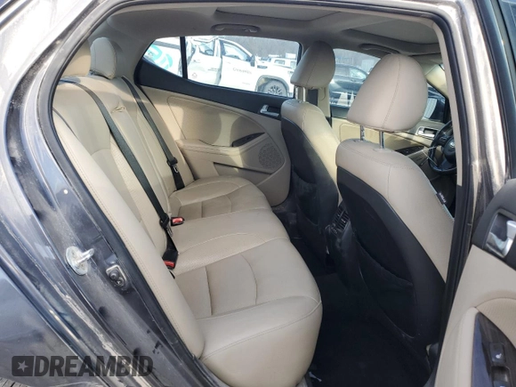 2015 Kia Optima EX with VIN 5XXGN4A7XFG473270, listed as a Copart auction lot 45860684 with 127,419 mi miles and Salvage Title. Bid and sale history available at DreamBid. Image 10.