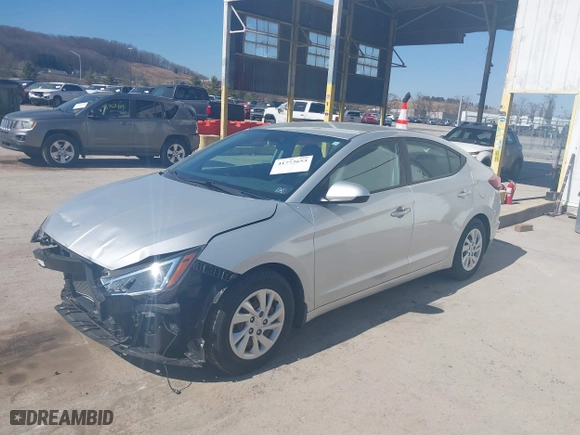 2019 Hyundai Elantra SE with VIN 5NPD74LF8KH443619, listed as a IAAI auction lot 41773653 with 62,222 mi miles. Bid and sale history available at carsss.com. Image 18.