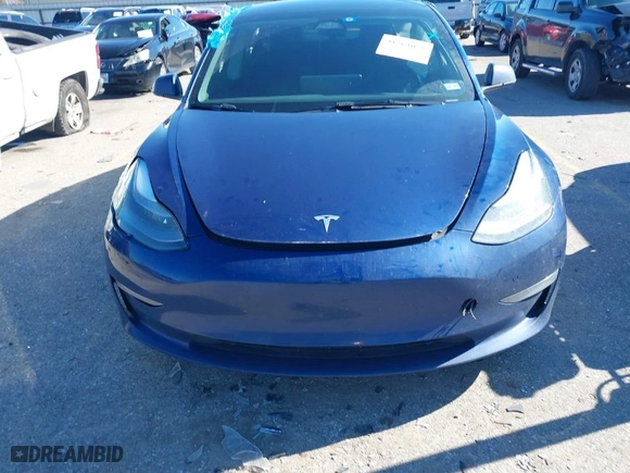 2023 Tesla Model 3 with VIN 5YJ3E1EA0PF612474, listed as a IAAI auction lot 41263078 with 31,750 mi miles. Bid and sale history available at carsss.com. Image 12.