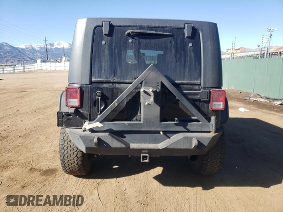 2008 Jeep Wrangler Unlimited Rubicon with VIN 1J4GA69108L501632, listed as a Copart auction lot 44007285 with 156,753 mi miles and Salvage Title. Bid and sale history available at carsss.com. Image 6.