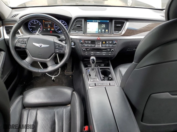 2016 Hyundai Genesis 3.8L with VIN KMHGN4JE0GU110269, listed as a Copart auction lot 49261305 with 33,307 mi miles and Salvage Title. Bid and sale history available at carsss.com. Image 8.