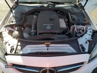 2017 Mercedes-Benz C 300 with VIN WDDWJ4JB9HF475756, listed as a Copart auction lot 47280885 with 93,585 mi miles and Salvage Title. Bid and sale history available at DreamBid. Image 11.