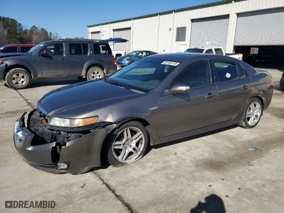 2008 Acura TL with VIN 19UUA66298A029935, listed as a Copart auction lot 89180145 with 203,524 mi miles and Salvage Title. Bid and sale history available at carsss.com. Image 1.