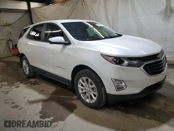 2021 Chevrolet Equinox LT with VIN 3GNAXUEV8MS122087, listed as a Copart auction lot 47523005 with 17,312 mi miles and Salvage Title. Bid and sale history available at DreamBid. Image 4.