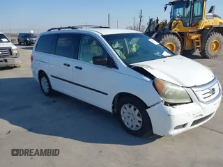 2010 Honda Odyssey LX with VIN 5FNRL3H29AB017405, listed as a IAAI auction lot 41636159 with 187,667 mi miles. Bid and sale history available at carsss.com. Image 1.