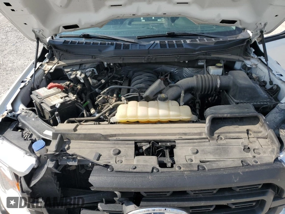 2022 Ford F-150 XL with VIN 1FTFX1E57NKD05538, listed as a Copart auction lot 58801425 with 53,392 mi miles and Salvage title. Bid and sale history available at DreamBid. Image 11.