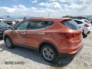 2017 Hyundai Santa Fe 2.4L with VIN 5XYZTDLB5HG462997, listed as a Copart auction lot 63673565 with 176,556 mi miles and Clean title. Bid and sale history available at DreamBid. Image 2.