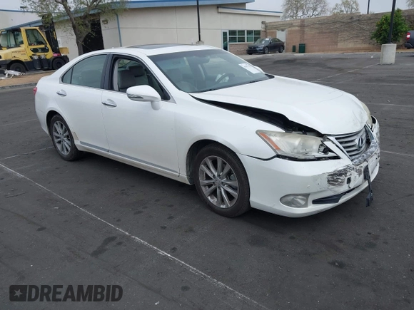 2010 Lexus ES with VIN JTHBK1EG5A2410652, listed as a IAAI auction lot 41997475 with 167,468 mi miles. Bid and sale history available at carsss.com. Image 1.