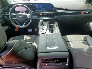 2024 Cadillac Escalade AWD V-Series z VIN 1GYS4HK95RR399949, wystawiony jako Copart lot #59360395 z przebiegiem 6 163 mil mil oraz Szkoda całkowita • Salvage title. Historia ofert i sprzedaży dostępna na DreamBid. Obrazek 8.