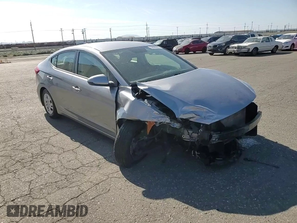 2017 Hyundai Elantra SE with VIN 5NPD74LF9HH076318, listed as a Copart auction lot 58965025 with 73,032 mi miles and Salvage title. Bid and sale history available at DreamBid. Image 14.