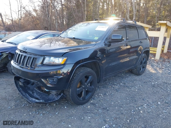 2015 Jeep Grand Cherokee Altitude with VIN 1C4RJFAG6FC796571, listed as a IAAI auction lot 41258471 with 104,049 mi miles. Bid and sale history available at carsss.com. Image 17.