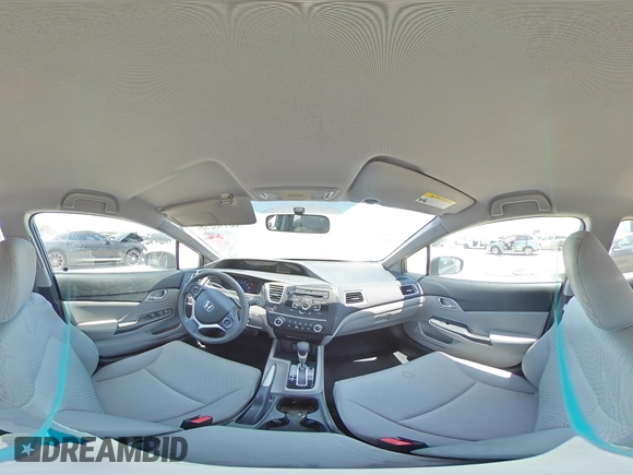 2015 Honda Civic Sedan LX with VIN 19XFB2F58FE017695, listed as a Copart auction lot 53113215 with 46,725 mi miles and Salvage Title. Bid and sale history available at carsss.com. Image 14.