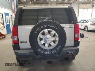 2007 Hummer H3 SUV with VIN 5GTDN13E778137599, listed as a Copart auction lot 76863904 with 210,810 mi miles and Salvage Title. Bid and sale history available at DreamBid. Image 6.