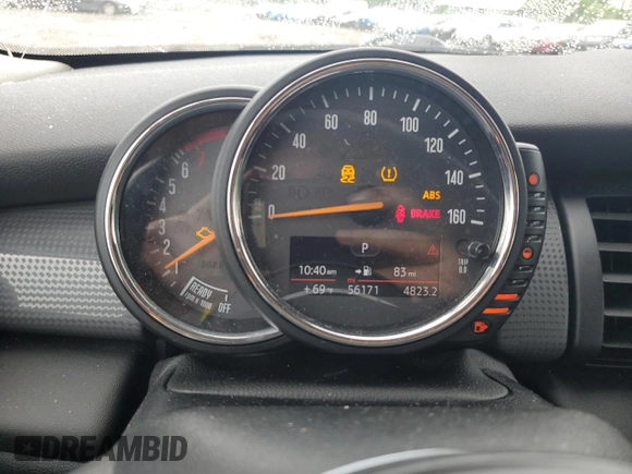 2017 MINI Hardtop 4 Door Cooper with VIN WMWXU1C53H2E18584, listed as a Copart auction lot 61355915 with 56,171 mi miles and Salvage title. Bid and sale history available at DreamBid. Image 9.