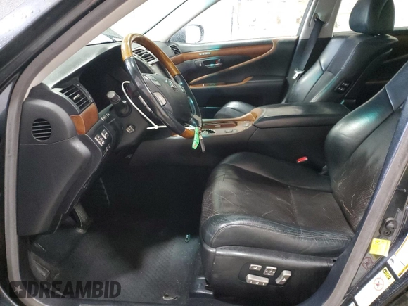 2011 Lexus LS 460 with VIN JTHCL5EF4B5012011, listed as a Copart auction lot 50209825 with 97,658 mi miles and Salvage title. Bid and sale history available at DreamBid. Image 7.