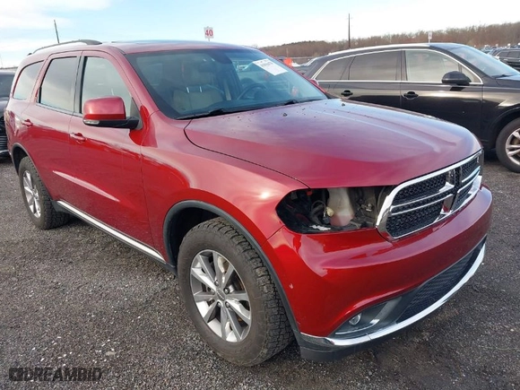 2014 Dodge Durango Limited with VIN 1C4RDJDG0EC461942, listed as a IAAI auction lot 41856478 with 120,883 mi miles. Bid and sale history available at carsss.com. Image 1.