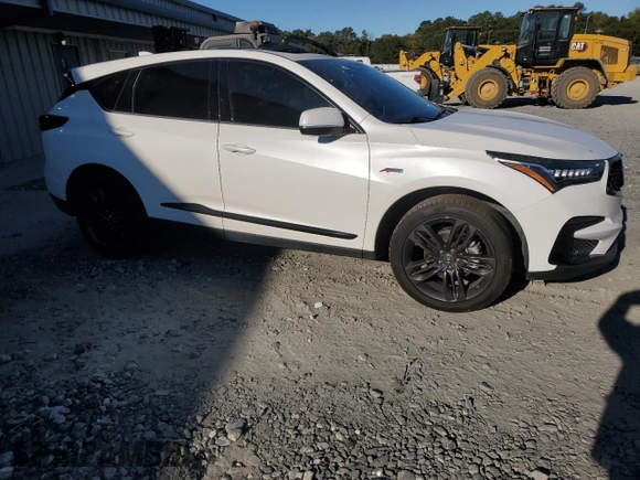 2020 Acura RDX w/A-Spec Pkg with VIN 5J8TC1H65LL014094, listed as a Copart auction lot 76185354 with 56,937 mi miles and Salvage Title. Bid and sale history available at carsss.com. Image 4.