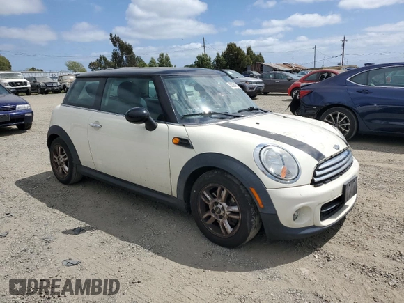 2012 MINI Hardtop with VIN WMWSU3C55CT540191, listed as a Copart auction lot 53096485 with 89,561 mi miles and Salvage Title. Bid and sale history available at DreamBid. Image 4.