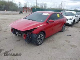 2021 Kia Forte FE with VIN 3KPF24AD9ME338197, listed as a IAAI auction lot 42018091 with 95,509 mi miles and . Bid and sale history available at carsss.com. Image 2.