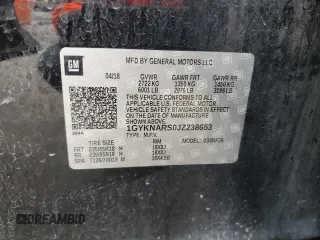 2018 Cadillac XT5 FWD с VIN 1GYKNARS0JZ238653, выставлен на аукционе Copart как лот 51762065 с пробегом Не указан миль и Списание • Salvage title. История ставок и продаж доступна на DreamBid. Изображение 13.