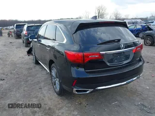 2017 Acura MDX w/Technology Pkg with VIN 5FRYD4H53HB032029, listed as a IAAI auction lot 41900361 with 184,224 mi miles. Bid and sale history available at carsss.com. Image 3.