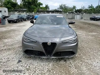2019 Alfa Romeo Giulia with VIN ZARFAMAN3K7621936, listed as a Copart auction lot 47216845 with 61,808 mi miles and Non Repairable. Bid and sale history available at carsss.com. Image 14.
