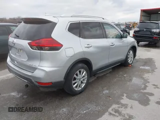 2017 Nissan Rogue SV with VIN KNMAT2MV1HP585073, listed as a IAAI auction lot 41173945 with 112,854 mi miles. Bid and sale history available at carsss.com. Image 4.