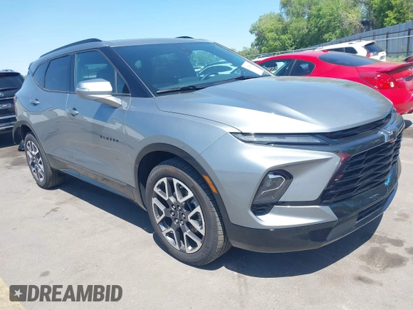 2023 Chevrolet Blazer RS z VIN 3GNKBKRS0PS227668, wystawiony jako IAAI lot #42337868 z przebiegiem 10 286 mil mil oraz . Historia ofert i sprzedaży dostępna na DreamBid. Obrazek 1.