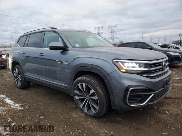 2021 Volkswagen Atlas SEL R-Line z VIN 1V2SR2CA5MC589807, wystawiony jako Copart lot #89106905 z przebiegiem 62 864 mil mil oraz Szkoda całkowita • Salvage title. Historia ofert i sprzedaży dostępna na DreamBid. Obrazek 4.