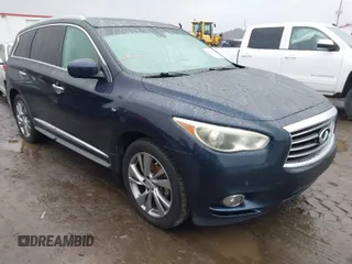 2015 Infiniti QX60 with VIN 5N1AL0MM0FC542517, listed as a IAAI auction lot 41544061 with 1 mi miles. Bid and sale history available at carsss.com. Image 1.
