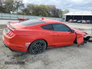 2022 Ford Mustang EcoBoost with VIN 1FA6P8TH3N5101247, listed as a Copart auction lot 89260665 with 59,662 mi miles and Salvage Title. Bid and sale history available at carsss.com. Image 3.