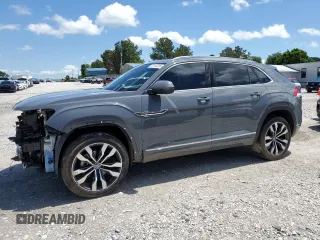 2023 Volkswagen Atlas SEL Premium R-Line z VIN 1V2FE2CA2PC207606, wystawiony jako Copart lot #55143205 z przebiegiem 35 704 mil mil oraz Szkoda całkowita • Salvage title. Historia ofert i sprzedaży dostępna na DreamBid. Obrazek 1.