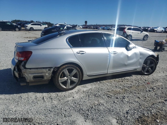 2007 Lexus GS 350 with VIN JTHBE96S770025820, listed as a Copart auction lot 45539265 with 0 mi miles and Salvage Title. Bid and sale history available at carsss.com. Image 3.