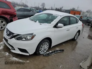 2019 Nissan Sentra SV with VIN 3N1AB7AP2KY208346, listed as a Copart auction lot 45204615 with 32,428 mi miles and Salvage Title. Bid and sale history available at DreamBid. Image 1.